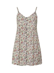 أخضر - Yours Curve Shirred Back Frill Camisole - صورة 6 من 6