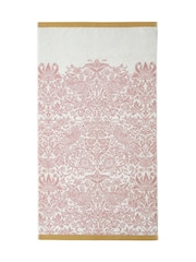 William Morris At Home Plaster Pink Strawberry Thief Towel - Image 4 of 6