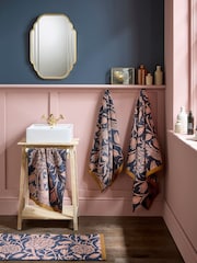 William Morris At Home Copper Wild Tulip Towel - Image 1 of 6