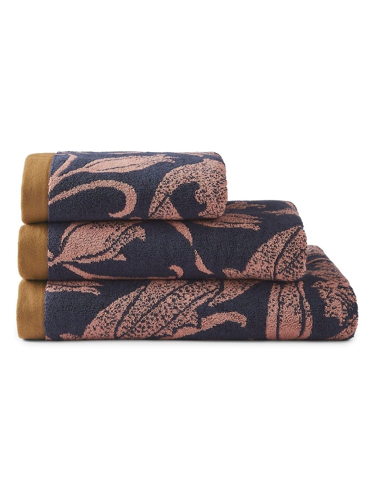 William Morris At Home Copper Wild Tulip Towel - Image 6 of 6