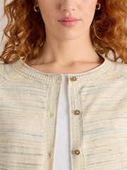 White Stuff 100% Organic Cotton Lulu Spacedye Cardigan - Slika 3 iz 6