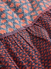 White Stuff Blue Mabel Mixed Print Skirt - Image 6 of 6