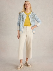White Stuff White Lulu Embroidered Cardigan - Image 3 of 6