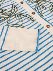White Stuff White Lulu Embroidered Cardigan - Image 6 of 6