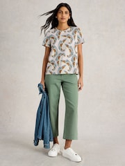 White Stuff Natural Abbie T-Shirt - Image 1 of 6