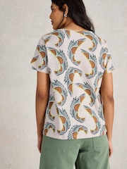 White Stuff Natural Abbie T-Shirt - Image 3 of 6