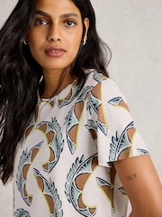 White Stuff Natural Abbie T-Shirt - Image 4 of 6