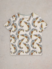 White Stuff Natural Abbie T-Shirt - Image 5 of 6