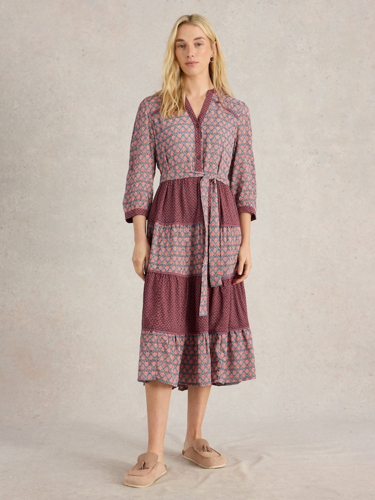 Vestido con estampado variado Mabel de White Stuff - Imagen 2 de 7 Vestido con estampado variado Mabel de White Stuff - Imagen 2 de 7