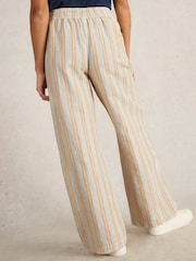 White Stuff Cream Belle Blend Trousers - Image 3 of 6