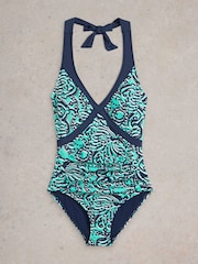 White Stuff Blue Valley Swimsuit - Image 5 of 6