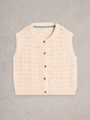 White Stuff Natural 100% Organic Cotton Anna Stitch Tank - Image 5 of 6