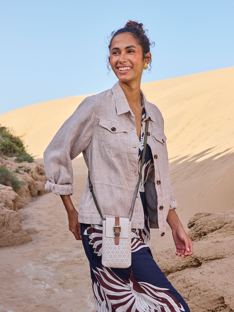 White Stuff Camille 100% Leinenjacke - Bild 1 von 7 White Stuff Camille 100% Leinenjacke - Bild 1 von 7