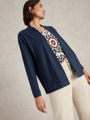 White Stuff Carly 100% Linen Cardigan - Slika 2 iz 6