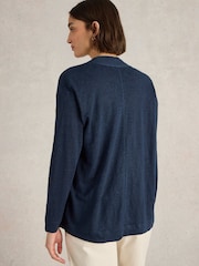 White Stuff Carly 100% Linen Cardigan - Slika 3 iz 6