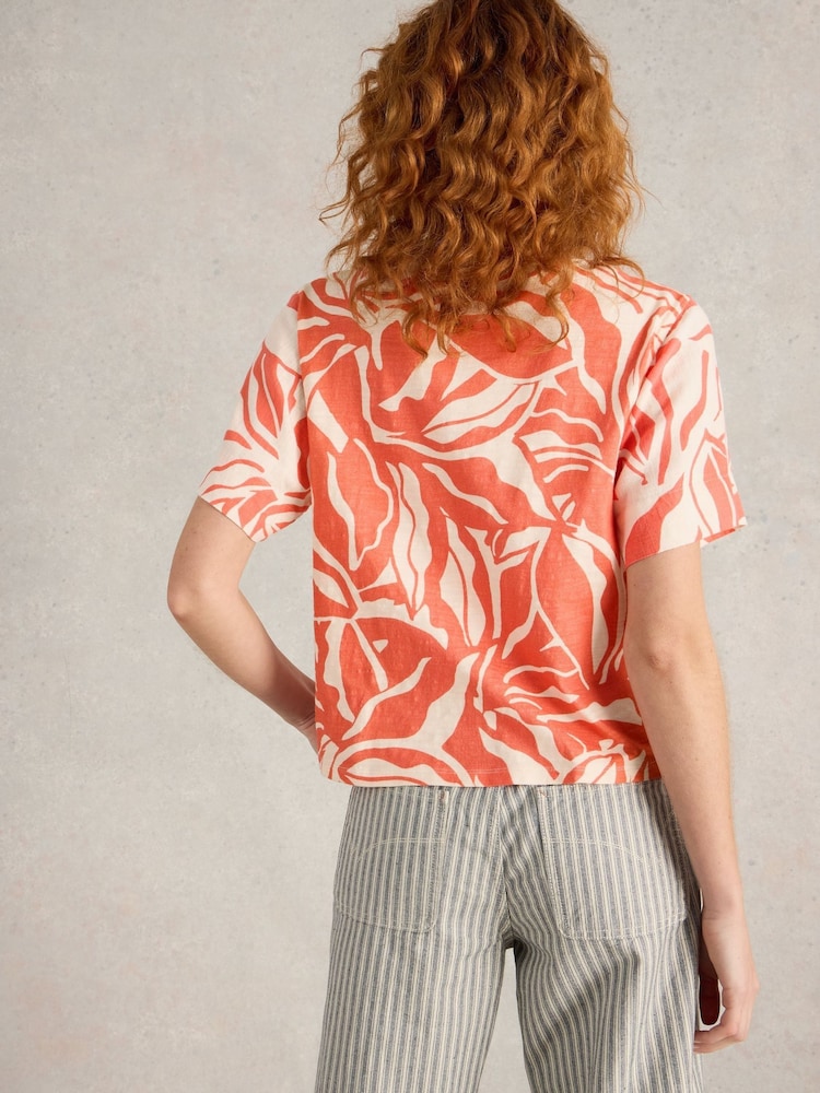 White Stuff Sara Tie Hem Top - Imagen 2 de 6