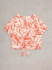 White Stuff Sara Tie Hem Top - Imagen 5 de 6