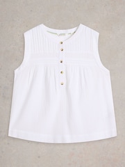 White Stuff White 100% Organic Cotton Isla Mix Blouses - Image 5 of 6