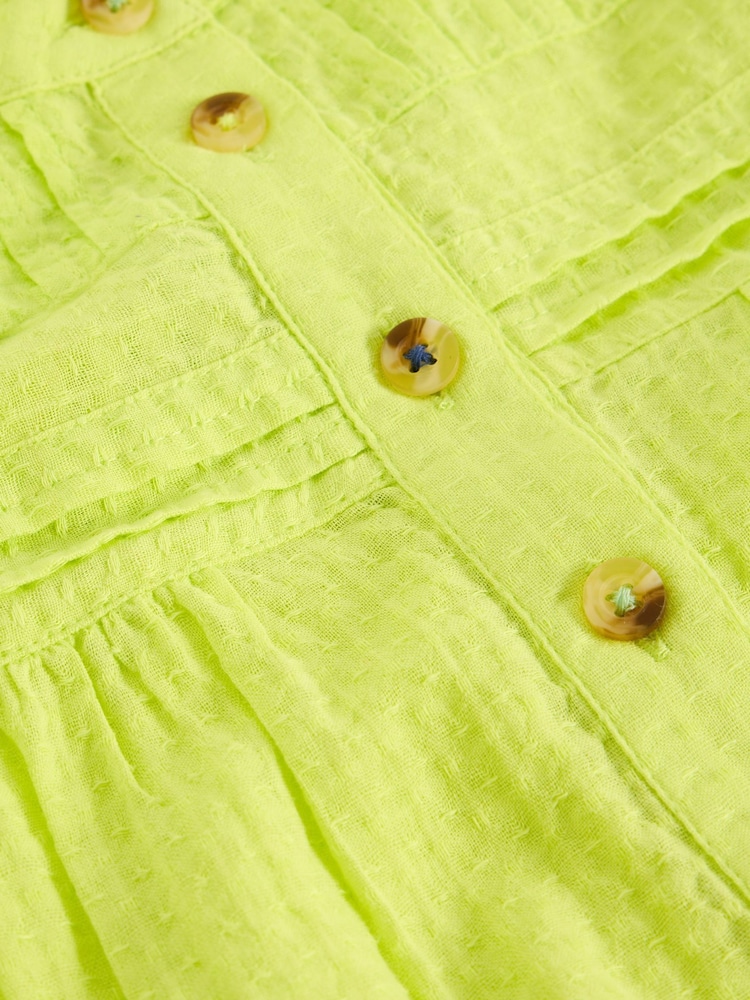 White Stuff Yellow 100% Organic Cotton Isla Mix Blouses - Image 6 of 6