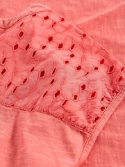 White Stuff Pink 100% Organic Cotton Dina Tank - Image 7 of 7