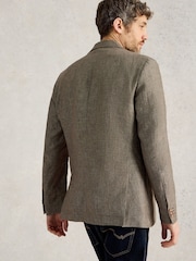White Stuff Green Peak Lepal 100% Linen Blazer - Image 3 of 6