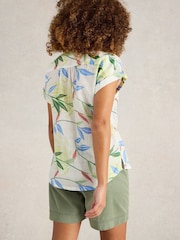 White Stuff White Ellie 100% Organic Cotton Shirt - Image 2 of 6