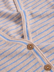 White Stuff Naria Stripe Linen Blend Cardigan - Slika 6 iz 6