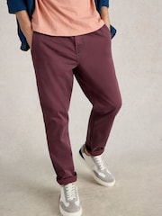 White Stuff Purple Sutton Drawstring Trousers - Image 1 of 6