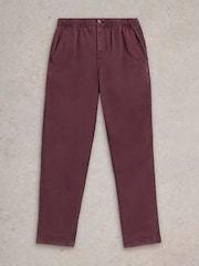 White Stuff Purple Sutton Drawstring Trousers - Image 4 of 6
