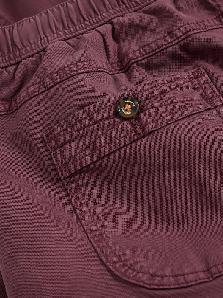 White Stuff Purple Sutton Drawstring Trousers - Image 5 of 6