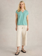 White Stuff Green Rae Top - Image 1 of 6