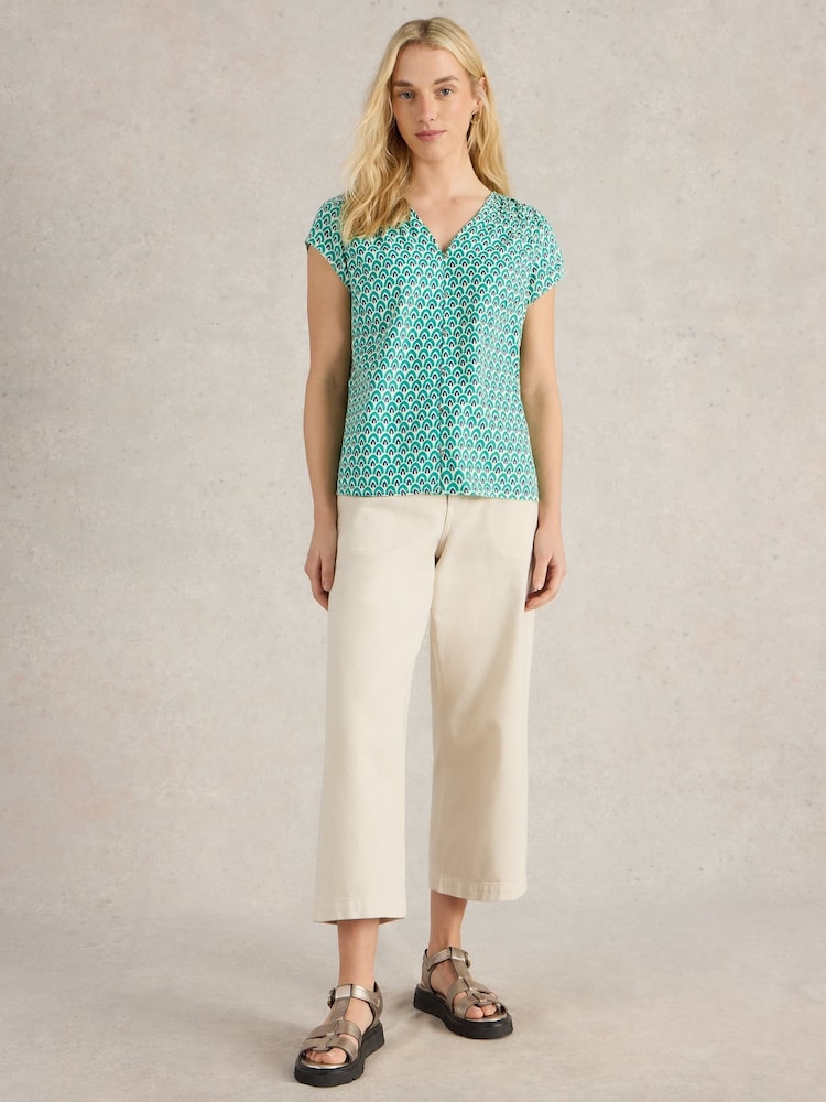 White Stuff Green Rae Top - Image 1 of 6