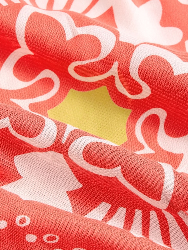 White Stuff Red Lucy Midi Dress - Image 6 of 6