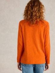 White Stuff Orange Naria Jumper - Image 2 of 6