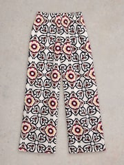White Stuff White Lucy Linen Blend Trousers - Image 5 of 6
