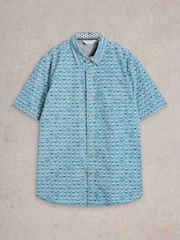 White Stuff Ramen Bowl Short Sleeve Printed Shirt - Изображение 5 из 6