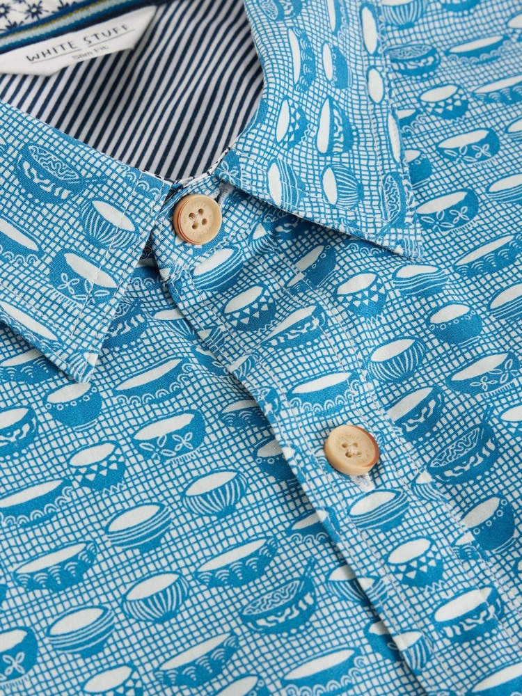 White Stuff Ramen Bowl Short Sleeve Printed Shirt - Изображение 6 из 6