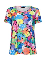 Schwarz - Yours Curve Short Sleeve Broderie T-Shirt - Bild 5 von 5
