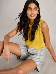 White Stuff Grey Tia Denim Shorts - Image 2 of 6
