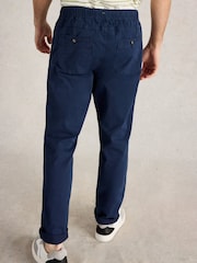 White Stuff Blue Sutton Drawstring Trousers - Image 2 of 6