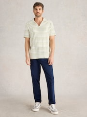 White Stuff Blue Sutton Drawstring Trousers - Image 3 of 6