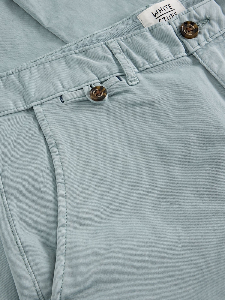 White Stuff Blue Sutton Organic Chino Trousers - Image 6 of 6