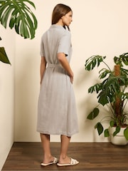 M&Co Natural Shirt Dress - Image 3 of 5