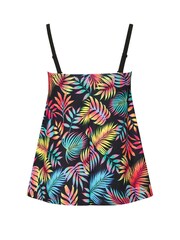 Yours Curve Black Super Tropical A-Line Tankini - Image 7 of 7