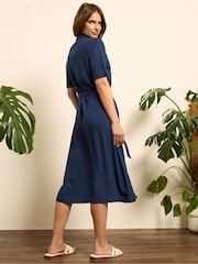 M&Co Light Blue Shirt Dress - Image 2 of 5