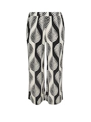 Yours Curve Black Textured Co-Ord Trousers - Image 6 of 6
