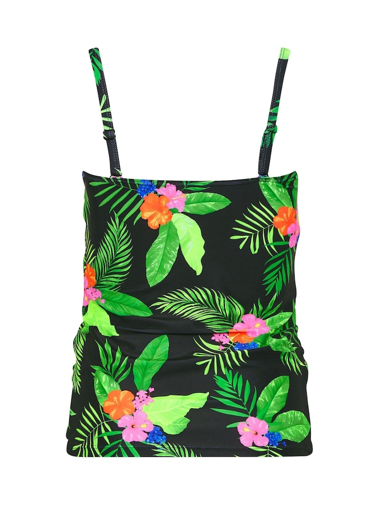 M&Co Tankinicom fivela floral tropical - Imagem 7 de 7