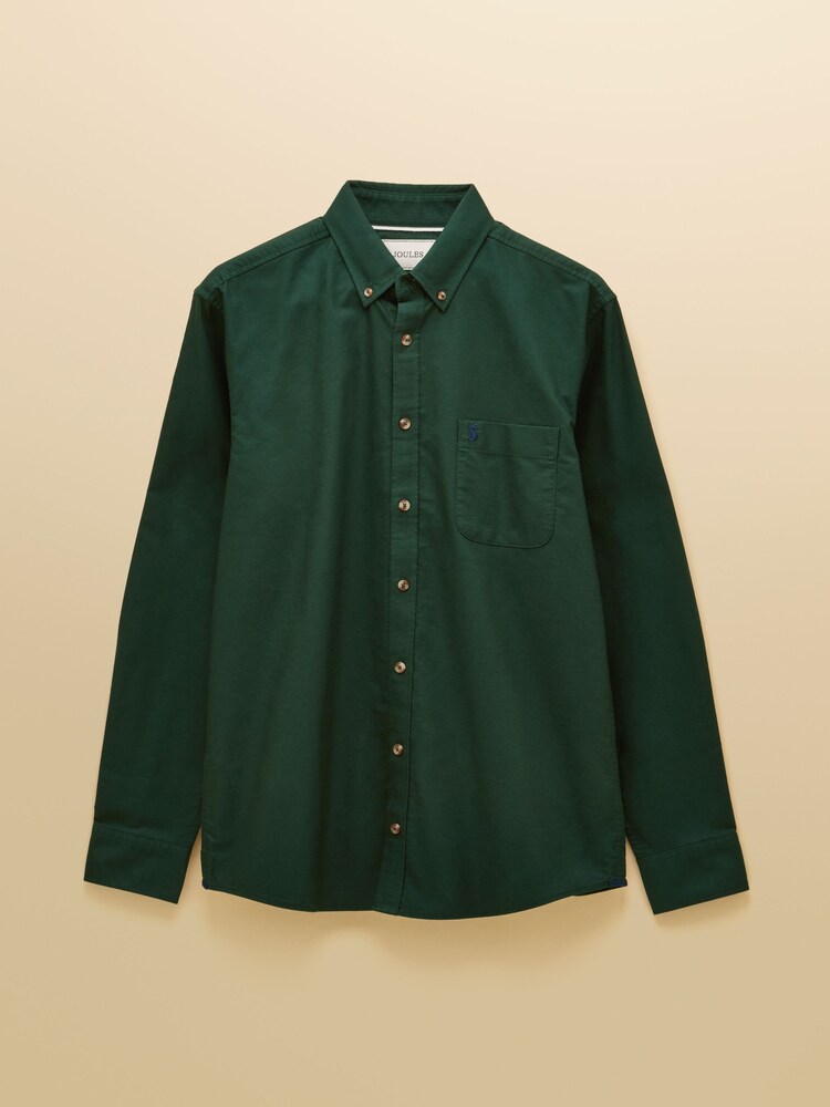 Joules Oxford Classic Fit Dark Green Long Sleeve Cotton Shirt - Image 10 of 10 Joules Oxford Classic Fit Dark Green Long Sleeve Cotton Shirt - Image 10 of 10