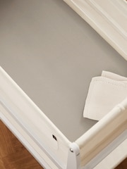 Snuz Grey Twin Pack Crib Fitted Fitted Sheets - Image 1 of 3