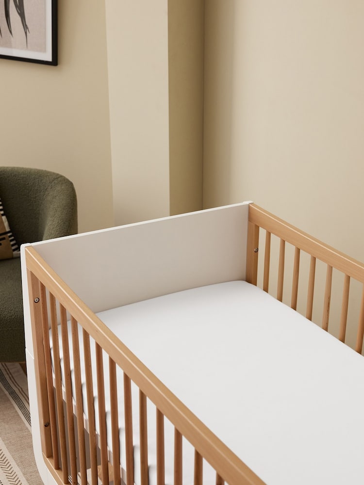 Snuz White Twin Pack Cotbed Sheets - Image 1 of 3 Snuz White Twin Pack Cotbed Sheets - Image 1 of 3